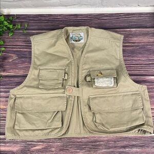 White River Fly Shop Youth Fly Fishing Vest, Embroidered Pockets Rings
